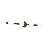 Moderne-taklampe-sort-IP44-4-lys---Cederic