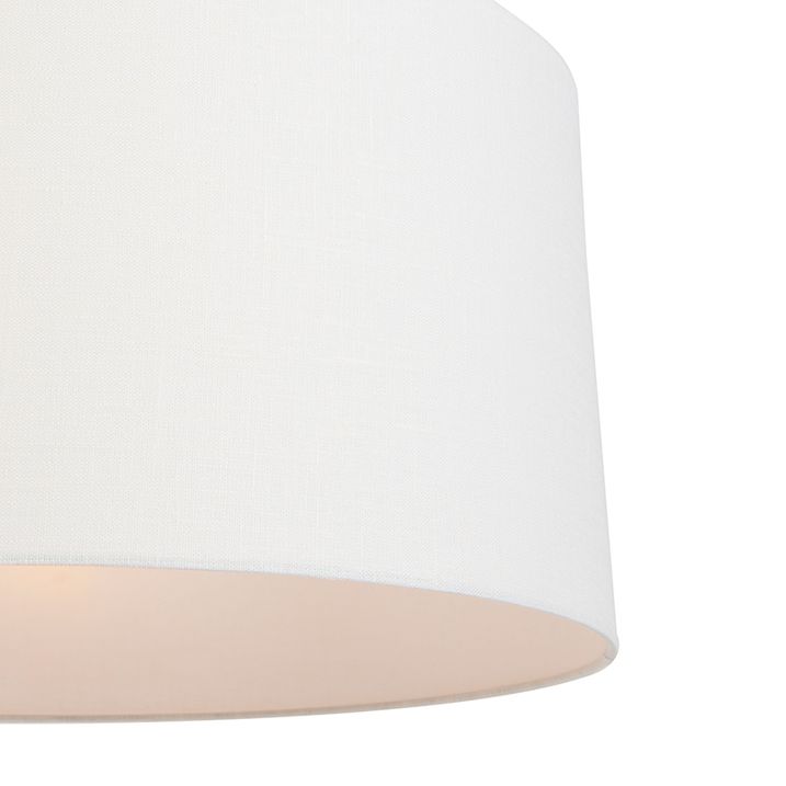 Modern lógólámpa fehér fehér árnyékolóval 50 cm - Combi 1