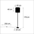 Lámpara-de-pie-botánica-negra-con-pantalla-verde-40-cm---Simplo