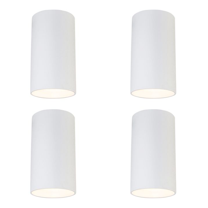 Set od 4 moderna nadgradna reflektora bijela 5.5cm GU10 50mm - Tuba