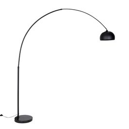 Lampadar-arcuit-modern-negru---XXL