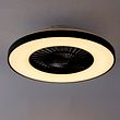 Plafondventilator-zwart-met-ster-effect-60cm-incl.-LED-dimbaar-met-afstandsbediening---Climo