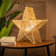 Julegulvlampe-Brun-40cm-inkl.-LED-IP54-Oppladbar---Sisine