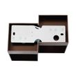 Moderna-zidna-lampa-tamna-bronza-2-svjetla---Transfer-Double