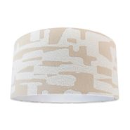 Stoffen-lampenkap-wit-met-beige-gestreept-50/50/25