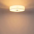 Landelijke-plafondlamp-wit-50-cm---Drum