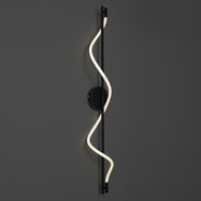 Moderne-Wandleuchte-Schwarz-inkl.-LED-3-Stufen-Dimmbar---Twirl