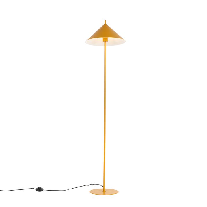 Candeeiro de pé design amarelo - Triangolo