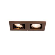 Set-od-6-ugradbenih-reflektora-tamno-bronzani-pravougaoni-2-svjetla-podesivi---Qure