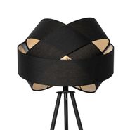 Moderna-podna-lampa-crna---Cloth