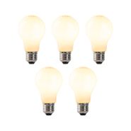 Set-od-5-prigušljivih-E27-LED-lampi-opal-staklo-7W-806-lm-2200K
