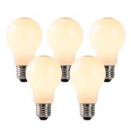 Set-od-5-prigušljivih-E27-LED-lampi-opal-staklo-4W-320-lm-2200K