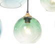 Zidna-lampa-mesingana-sa-plavim-i-zelenim-staklom-8-svetala---Sandra