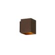 Applique-murale-moderne-bronze-foncé-carrée---Sola