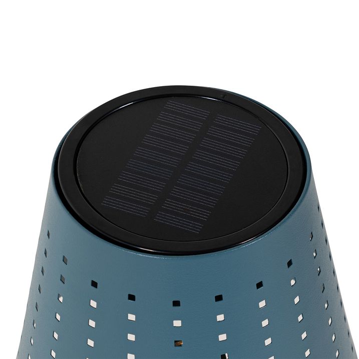 Zunanja stoječa svetilka modra vključno z LED, polnilna in solarna - Ferre