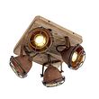 Faretto-industriale-ruggine-marrone-con-legno-inclinabile-4-luci---Gina