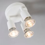 Spotlight-modern-alb,-reglabil,-rotund,-cu-3-lumini---Jeany