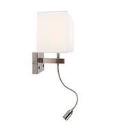 Smarte-Wandleuchte-Stahl-mit-Schirm-cremeweiß-inkl.-Wifi-P45---Bergamo