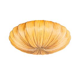 Dizaina griestu lampa smilšu krāsā 60 cm 5 gaismas - Plu