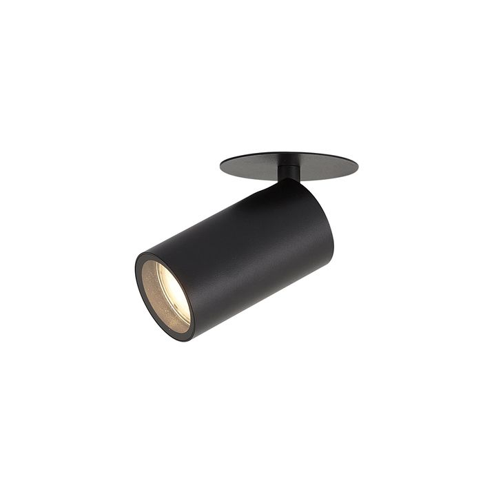 Spot încastrat modern negru GU10 50mm IP44 - Chels
