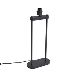 Candeeiro de Mesa Moderno Preto - Thijmen