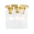 Art-Deco-Deckenleuchte-Gold-mit-Glas-3-Licht---Laura