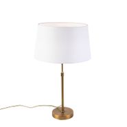 Bronzas-galda-lampa-ar-lina-abažūru-balta-35cm---Parte