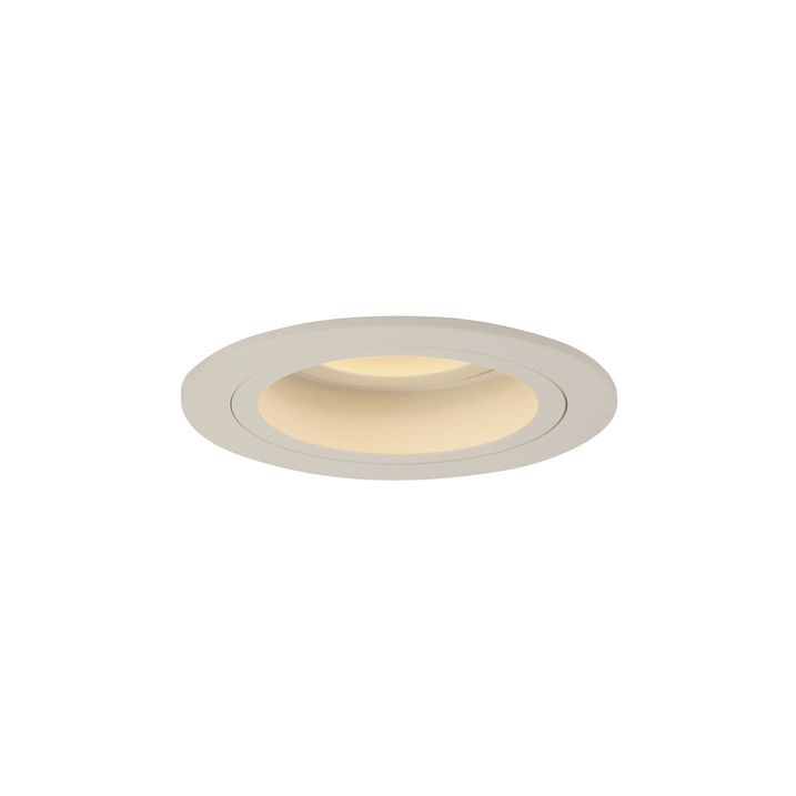 Sarja 6 modernia upotettavaa kohdevaloa beige GU10 50mm kääntyvä ja kallistettava - Chuck