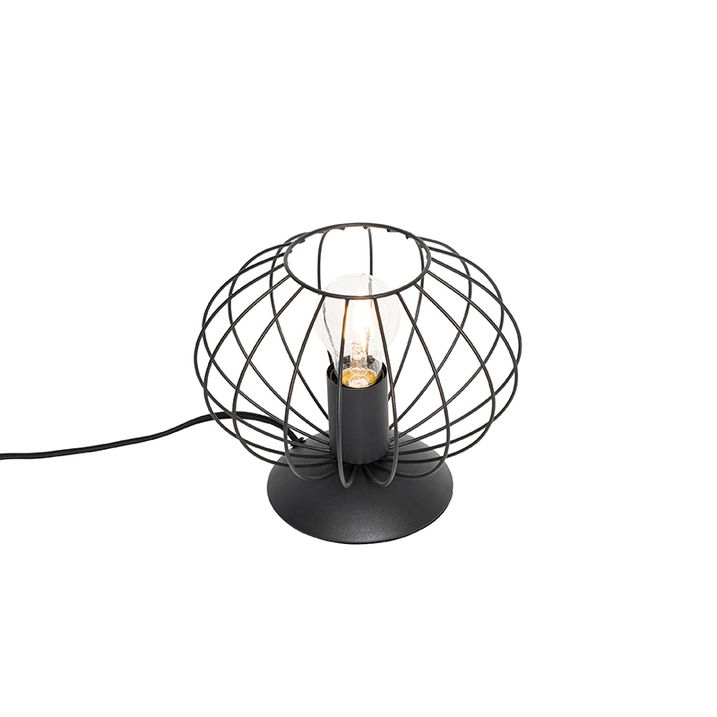 Lampe de table industrielle noire - Margarita