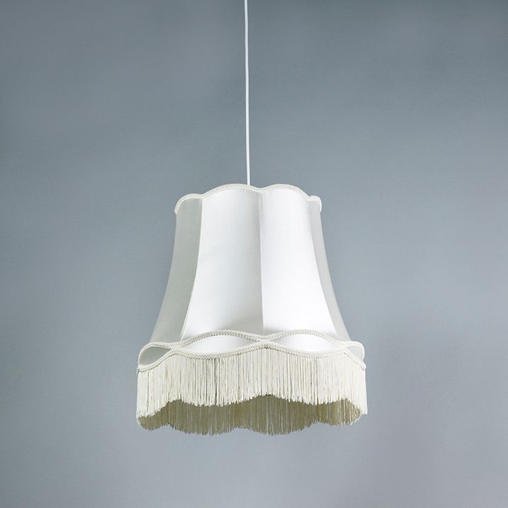 Set de 4 lămpi suspendate retro crem 45 cm - Granny