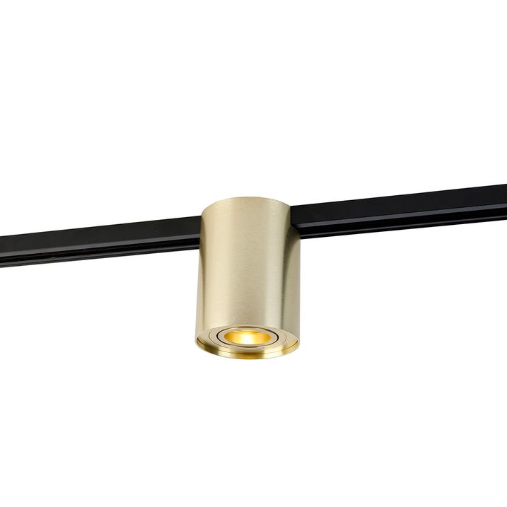 Moderne 1-fase railspot goud - Iconic Rondoo Up