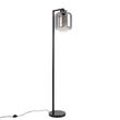 Design-Floor-Lamp-Black-with-Smoke-Glass---Qara-Down