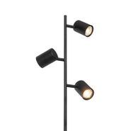 Lámpara-de-pie-inteligente-negra-3-luces-incl.-3-Wifi-GU10-50mm---Jeana
