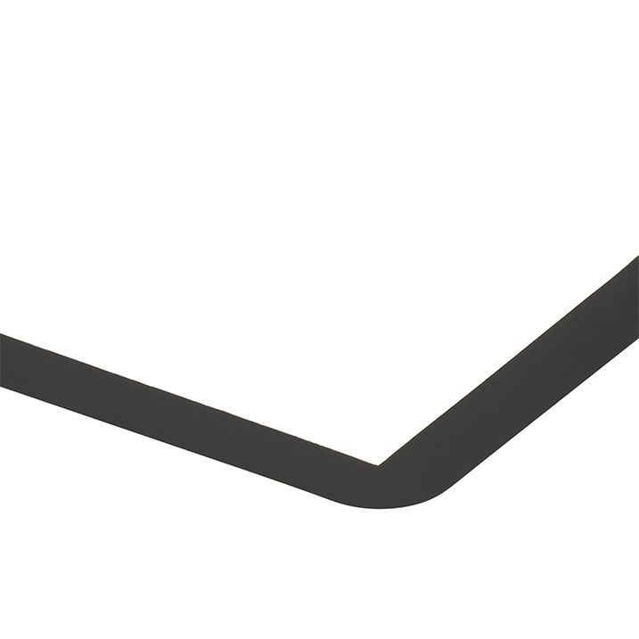 Stropné svietidlo čierne 30 cm vrátane LED 3-stupňového stmievača IP44 - Steve