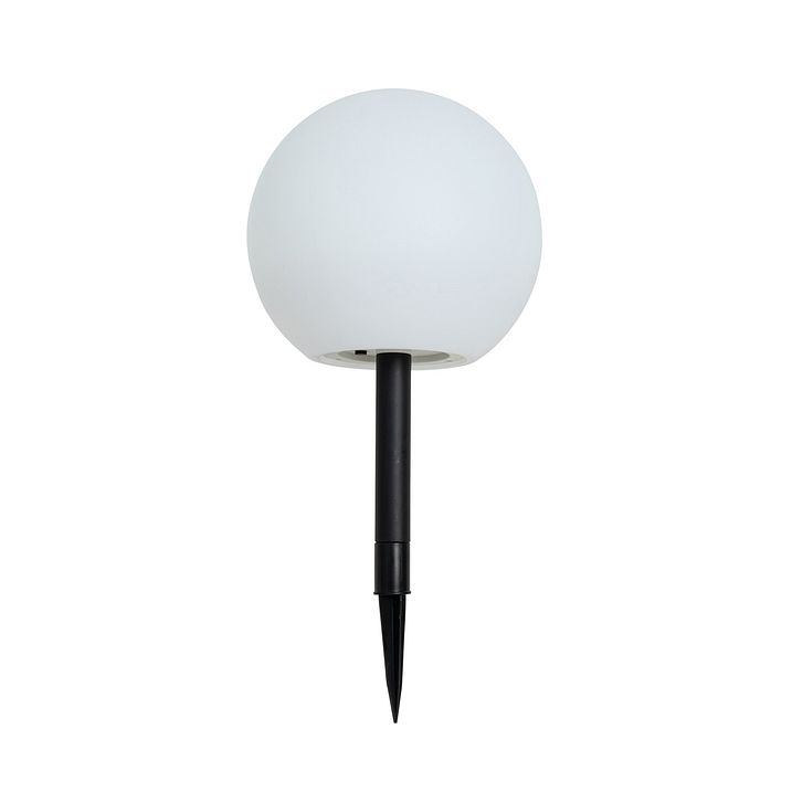 Outdoor lampa bijela 25 cm Uključujući LED IP44 Solar RGBW - Ludger