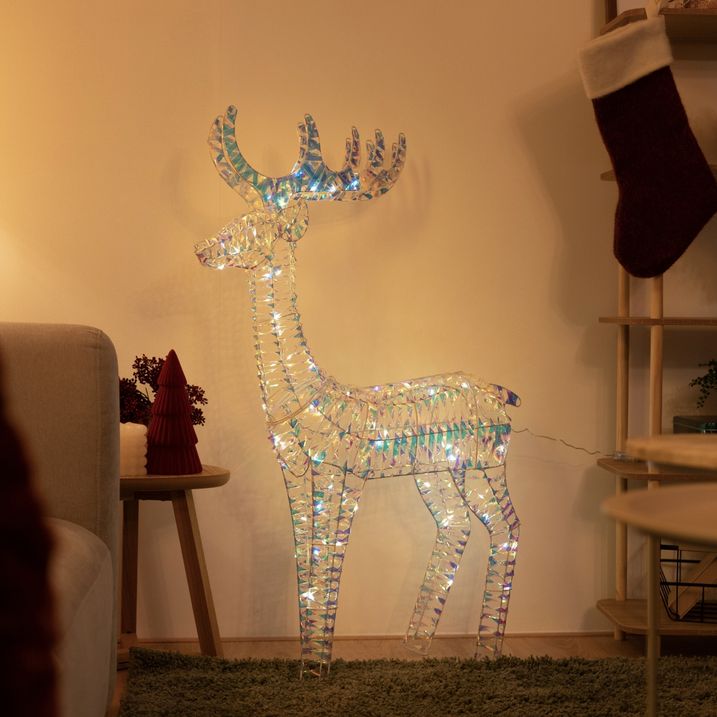 Christmas Floor Lamp Rainbow Deer 60cm incl. LED - Niji