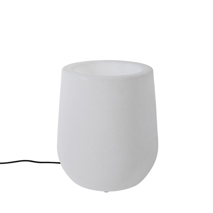 Pametna zunanja talna svetilka cvetlični lonec bela IP44 s WiFi A60 - Flowerpot