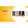 Spot-moderne-bronze-foncé-5,5-cm---Tuba