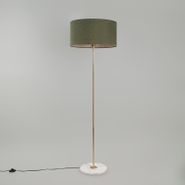 Lampadaire-en-laiton-avec-abat-jour-vert-50-cm---Kaso