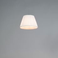 Pleated-Lampshade-White-Round-Angled-25/15/16.5
