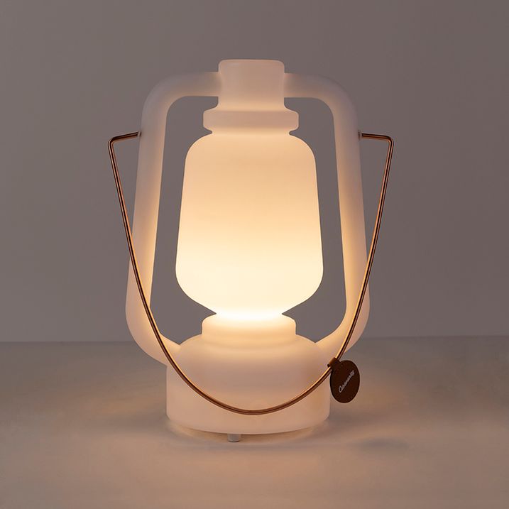 Şarj Edilebilir Masa Lambası 30 cm IP44 Beyaz - Storm Small