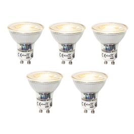 Sada 5 stmívatelných LED žárovek GU10 7W 600 lm 2700K