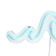 Lampada-da-parete-al-neon-blu-con-LED---Wave