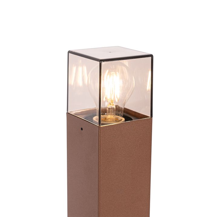 Industrijska spoljna stojeća lampa rđasto braon 50 cm IP44 - Danska