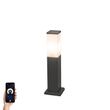 Pametna-zunanja-svetilka-temno-siva-45-cm,-vključno-z-WiFi-P45---Malios