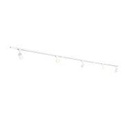 Sistema-de-calhas-inteligente-branco-monofásico-com-5-luzes-incluindo-WiFi-GU10---Iconic-Jeana