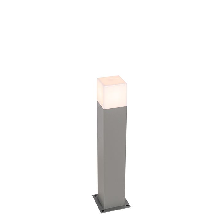 Lampada da esterno 50 cm grigia con picchetto a terra e manicotto per cavi - Denmark