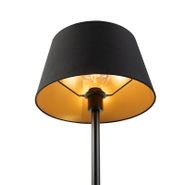 Klassieke-tafellamp-zwart-met-zwarte-kap-32-cm---Simplo