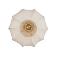 Lampă-de-masă-Japandi-bronz-închis-cu-abajur-bej---Nori