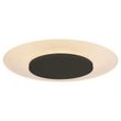 Moderne-plafondlamp-wit-met-zwart-42cm-incl.-LED---Lido